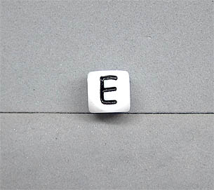 Buchstabenwürfel Silikon 10mm E